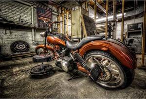 Ceduľa motorka garaž - historická ceduľa 30cm x 20cm Plechová tabuľa