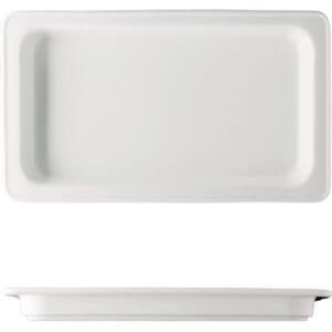 Porcelánová gastronádoba GN 1/3 G. Benedikt 32x17,3 cm, bílá