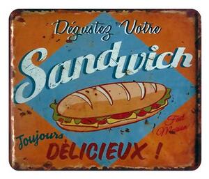 Ceduľa Sandwich 30x30 cm Plechová tabuľa