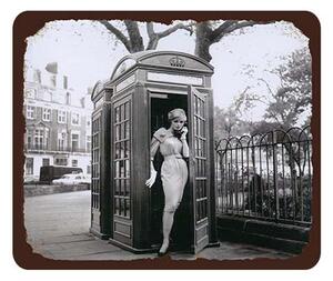 Ceduľa Londýn - Telefónna búdka 30x30 cm Plechová tabuľa
