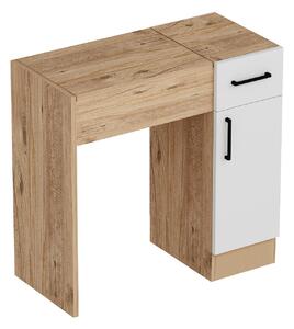 Toaletní stolek Nukela 2 (bílá + borovice atlantická). 1094104