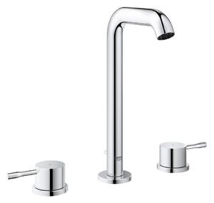 Grohe Essence New - kohoutková umyvadlová baterie tříotvorová s odtokovou garniturou, chrom 20299001