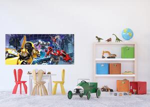 Dětská vliesová fototapeta na zed' Transformers Vzhůru do Boje | 170 x 75 cm | DFTDNH5525