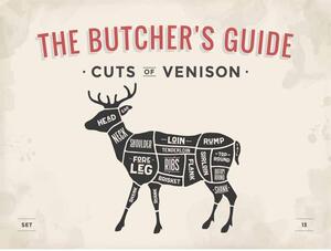 Cedule The Butchers Guide - Cuts Of Venison