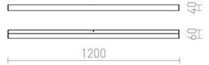 RED-Design Rendl-R12406-LED Koupelnové osvětlení zrcadla LEVIA LED/24W/230V IP44
