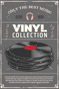 Ceduľa Vinyl Collection 30cm x 20cm Plechová tabuľa