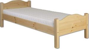 Casarredo - Komfort nábytek Masivní postel KL-128, 80x200, borovice, výběr moření | barva: bez moření borovice