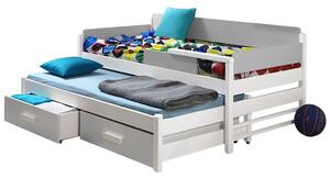Dětská postel Cyprus 80, Matrace: ne, Barva: bílá + šedá Mirjan24 5902928881158