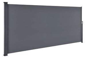 Výsuvná boční zástěna, 500 x 180 cm, tmavě šedá