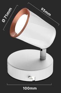 LED Nástěnné bodové svítidlo LED/5W/230V 4000K bílá
