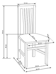 Jídelní židle Pavel, šedá / dub sonoma