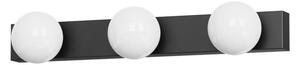 Brilagi - LED Koupelnové osvětlení zrcadla HOLLYWOOD 3xLED/3W/230V IP44 černá