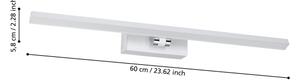 Eglo 900476 - LED Koupelnové osvětlení zrcadla VERDELLO LED/5W/230V IP44 bílá