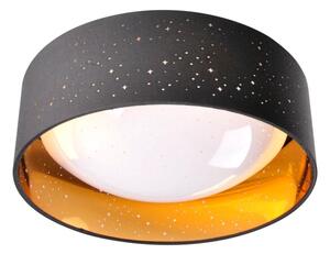 LED Stropní svítidlo TULUZA LED/18W/230V pr. 32 cm černá