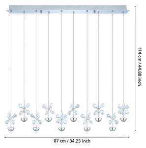 Eglo 93663 - LED Lustr na lanku PIANOPOLI LED/25W/230V