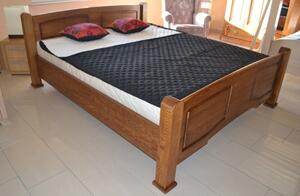 Casarredo - Komfort nábytek Masivní postel LEWIS 180x220, výběr moření | barva: moření wenge