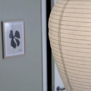 PR Home Závěsné světlo Verona, bílé, Ø 35 cm, látka, E27-LED, stmívatelný, Bílá / opál, Obývací pokoj / jídelna, Textil / tkanina / hedvábí