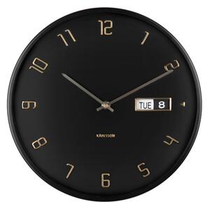 Karlsson 5953BK designové nástěnné hodiny 30 cm