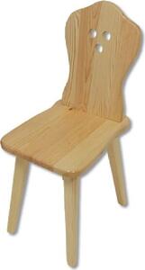 Casarredo Dřevěná jídelní židle TK-110 borovice | barva: bez moření borovice