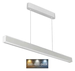 LED Lustr na lanku LED/40W/230V 3000/4000/6400K bílá