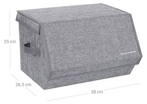 Set stohovatelných boxů RLB02GY (2 ks)