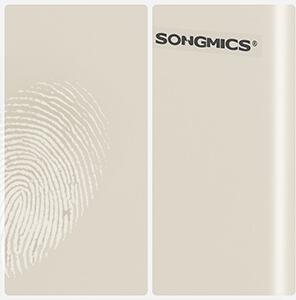 SONGMICS Odpadkový koš s víkem JORDAN 2x30 l krémový