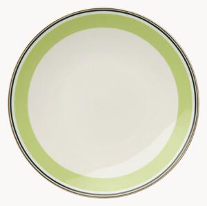 Sada snídaňových talířů z kostního porcelánu Capri, 6 dílů