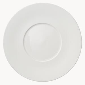 Sada talířů z kostního porcelánu Cross White, 6 dílů