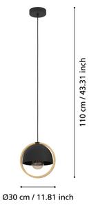 Eglo 43755 - Lustr na lanku CALLOW 1xE27/40W/230V