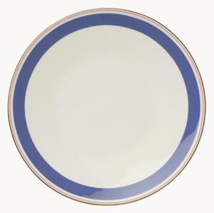 Sada mělkých talířů z kostního porcelánu Capri, 6 dílů