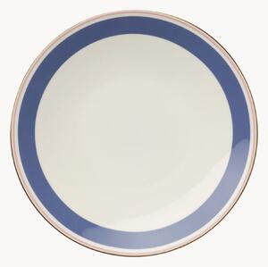 Sada dezertních talířů z kostního porcelánu Capri, 6 dílů