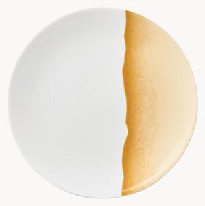 Sada dezertních talířů z kostního porcelánu Silhouette, 6 dílů