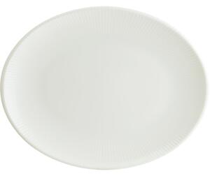 BONNA Iris talíř mělký, oválný, délka: 250 mm, bílý