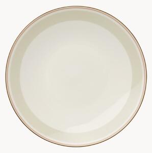 Sada dezertních talířů z kostního porcelánu Capri, 6 dílů