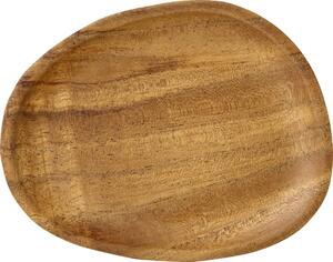 IHR ACACIA dřevěný pečivový talíř 16 cm