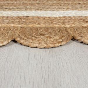Kusový koberec Grace Jute Natural/White 160x230 cm