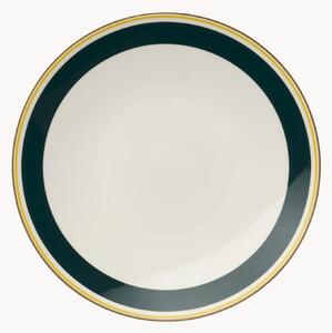 Sada dezertních talířů z kostního porcelánu Capri, 6 dílů