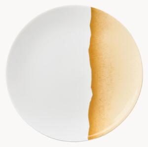 Sada snídaňových talířů z kostního porcelánu Silhouette, 6 dílů