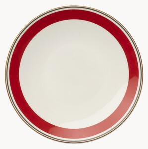 Sada dezertních talířů z kostního porcelánu Capri, 6 dílů