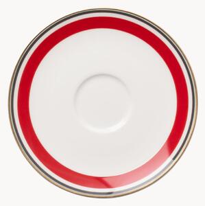 Sada podšálků z kostního porcelánu Capri, 6 dílů