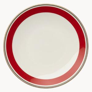 Sada snídaňových talířů z kostního porcelánu Capri, 6 dílů