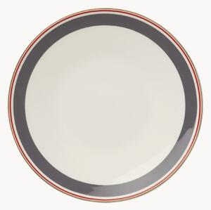 Sada mělkých talířů z kostního porcelánu Capri, 6 dílů