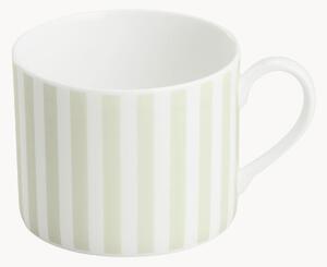 Sada hrnků z kostního porcelánu Pastel Stripes, 6 dílů