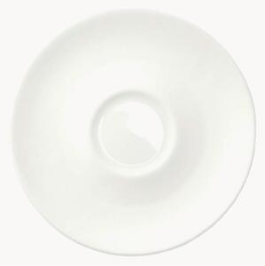 Sada podšálků z kostního porcelánu Cross White, 6 dílů