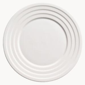 Sada dezertních talířů z kostního porcelánu Fine Dining Relief, 6 dílů