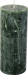 IHR Tmavě zelená cylindrická svíčka 17 cm