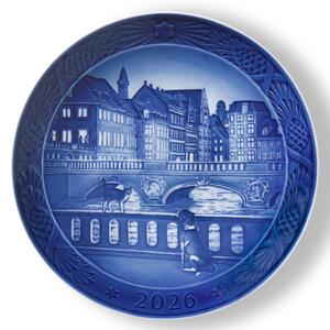 Porcelánový talíř Blue Collectibles 2026 The Marble Bridge Ø 18 cm