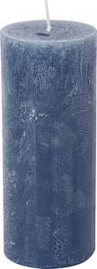 IHR Tmavě modrá cylindrická svíčka 17 cm