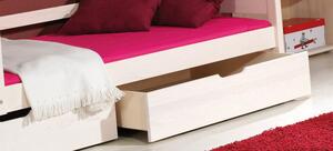 Casarredo Patrová postel DAREK s úložným prostorem | barva: dol moření bílá