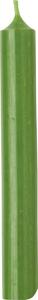 IHR Trávově zelená cylindrická svíčka 18 cm